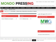Tablet Screenshot of mondopressing.com